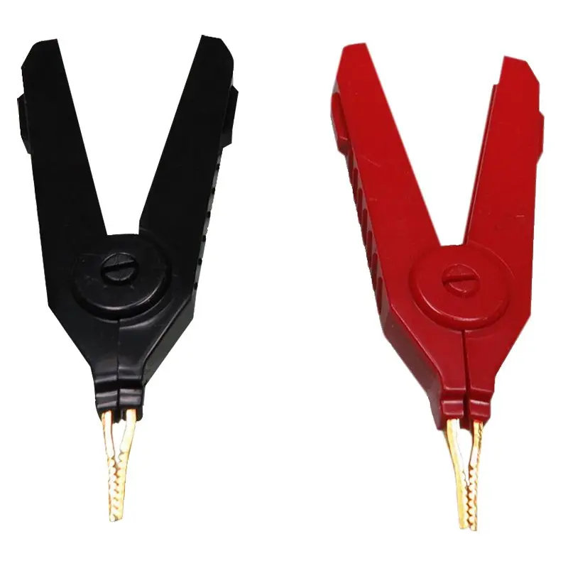 SHGO HOT 2x изолированный крокодиловый зажим Pincer Безопасное подключение к батарее