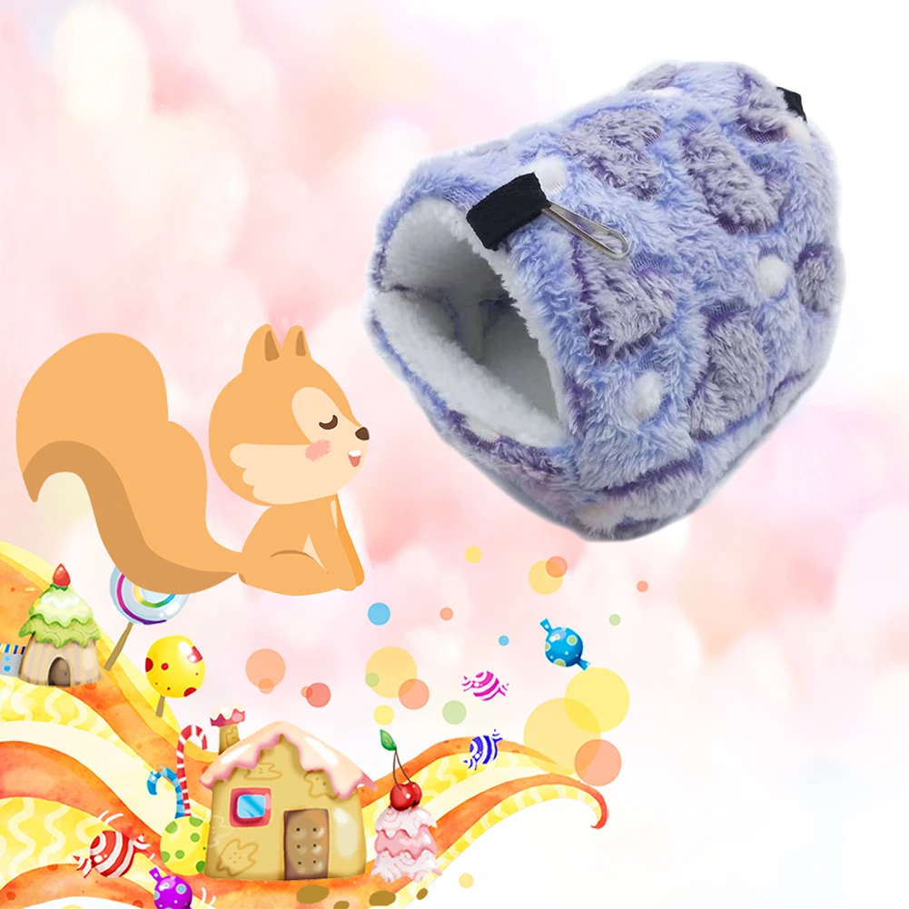 Фланелевый кот клетка хомяк хлопок гнездо сахарный планер спальный мешок белка мини-Ежик теплый зимний утолщенный дом