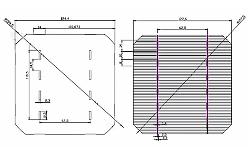 XINPUGUANG 72 шт. солнечных батарей 200 Вт панели солнечные DIY kit моно ячейки 125 * мм 2 8