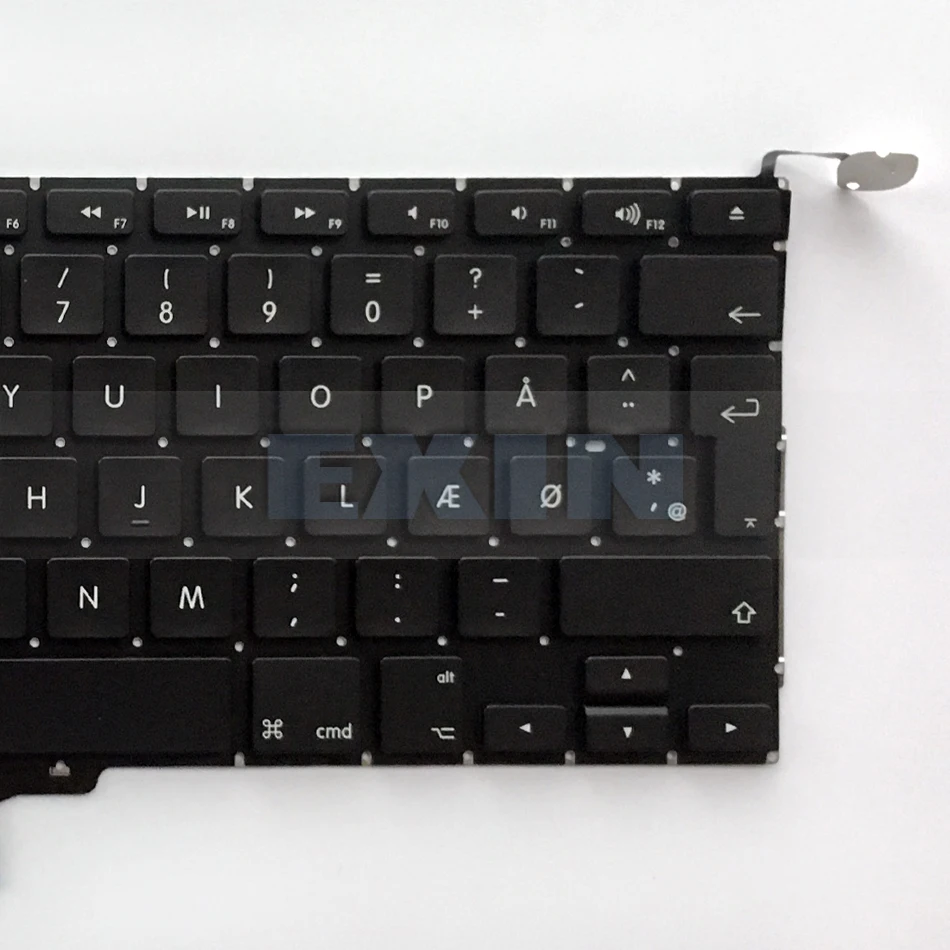 OEM новый для Macbook Pro 13 &quotA1278 Клавиатура Дания Danmark DK датские клавиатуры + Подсветка
