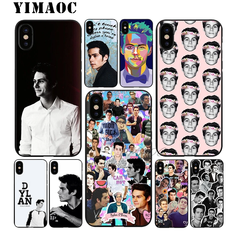 YIMAOC Dylan О 'бриен подростковый Мягкий ТПУ Черный силиконовый чехол для iPhone X или 10