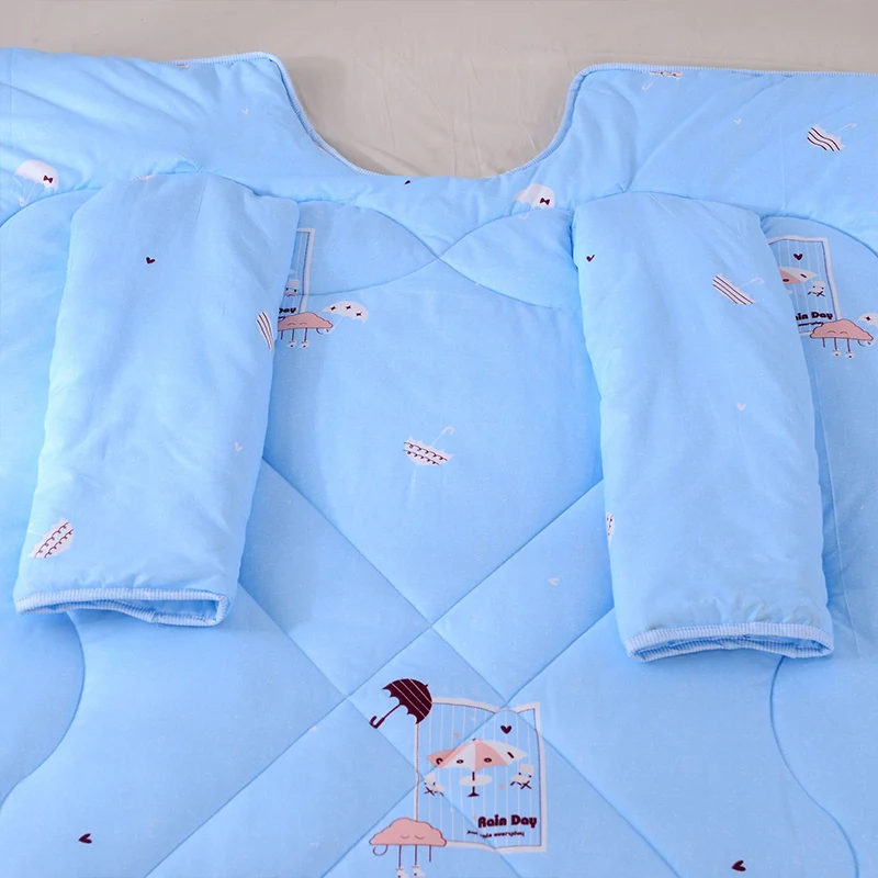 Новый утолщенный Стёганое одеяло в осень и зима ленивый анти ногами семья