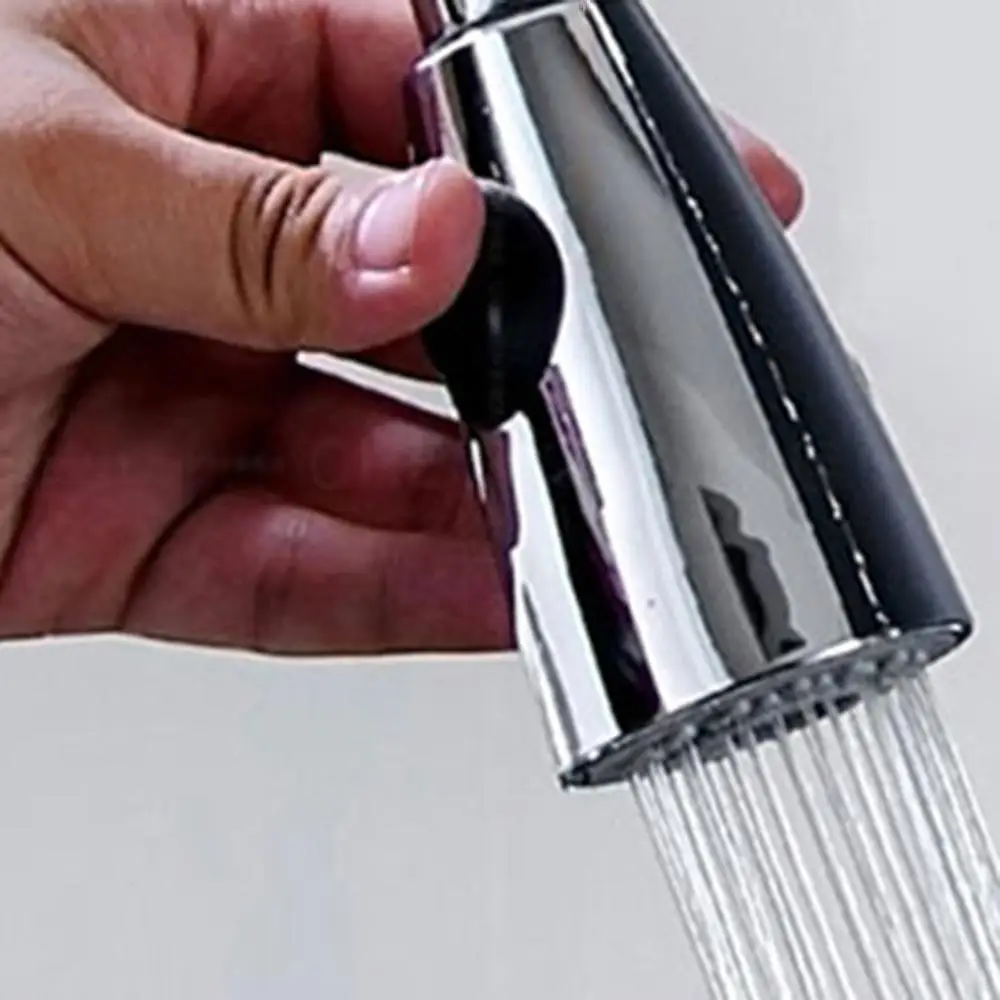 Многофункциональный кухонный кран с ручкой из никеля вращающийся смеситель