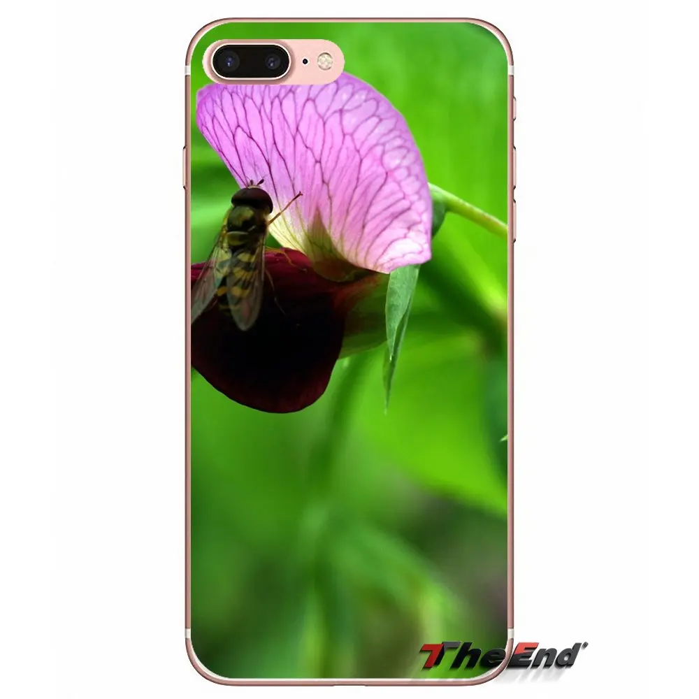 Для samsung Galaxy S2 S3 S4 S5 мини S6 S7 край S8 S9 плюс Примечание 2 3 4 5 8 coque Fundas макро насекомых