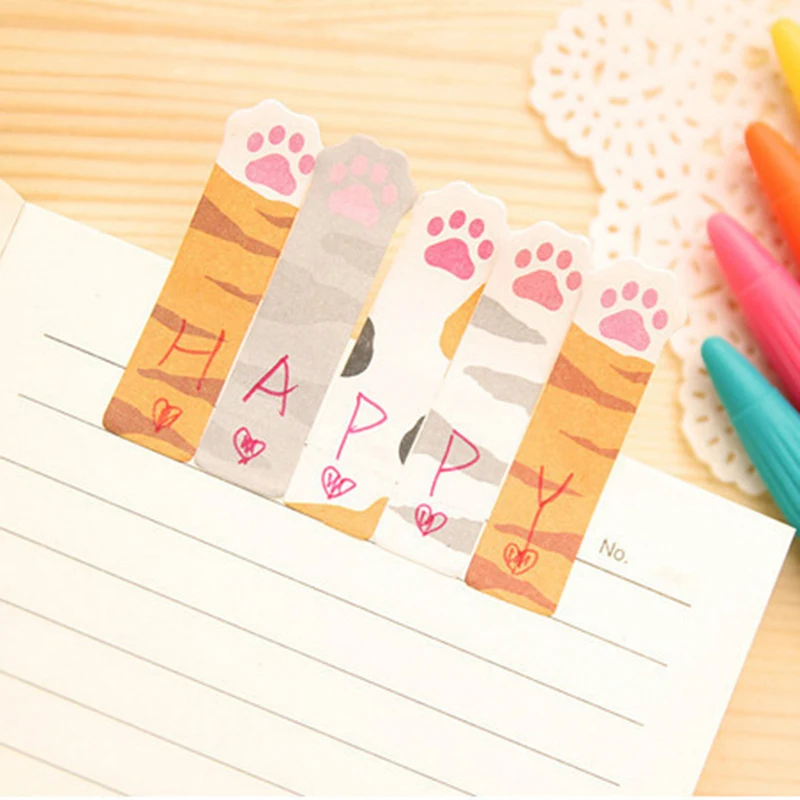 Lovely Pretty Animal Cat Panda Sticky Notes Memo Pad Paper Bookmarks School Supplies Planner Stickers Korean Stationery |