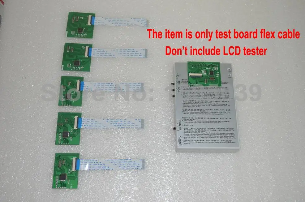 Дешевая цена ЖК-тестер Соединительный гибкий кабель с зеленой испытательной