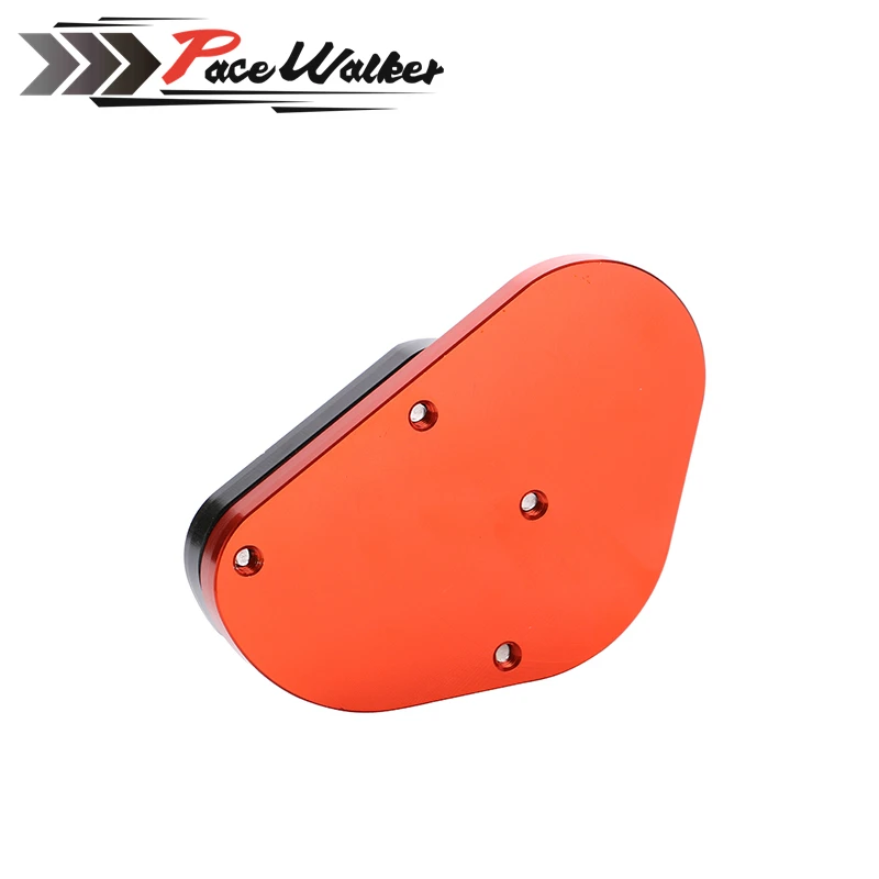 Мотоцикл Алюминиевый ножной боковой стенд увеличитель расширение kickstand plate pad для