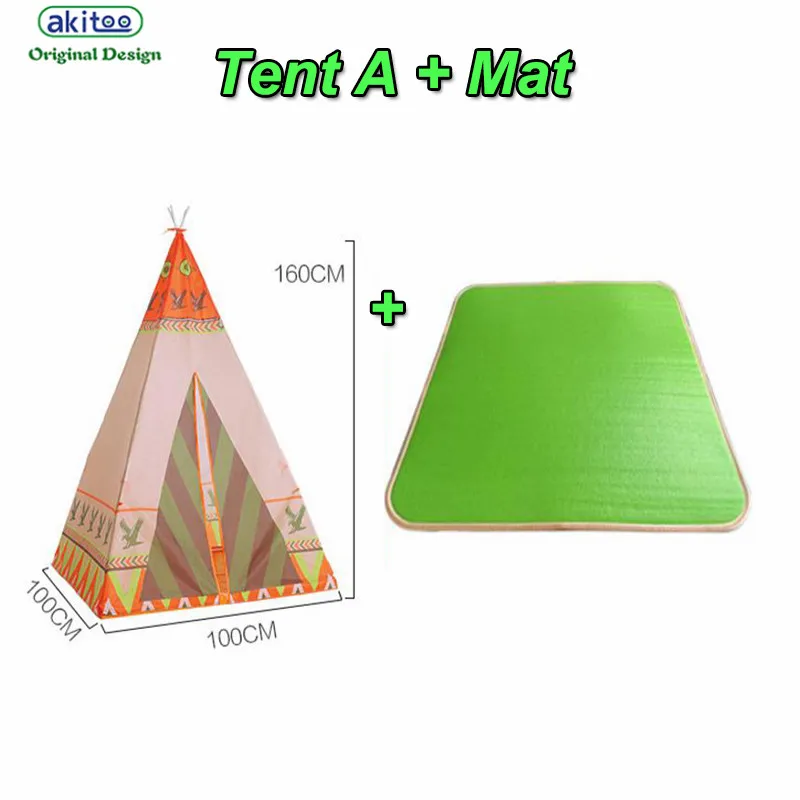 Akitoo новые детские палатки игровой домик в помещении индейские детский открытый