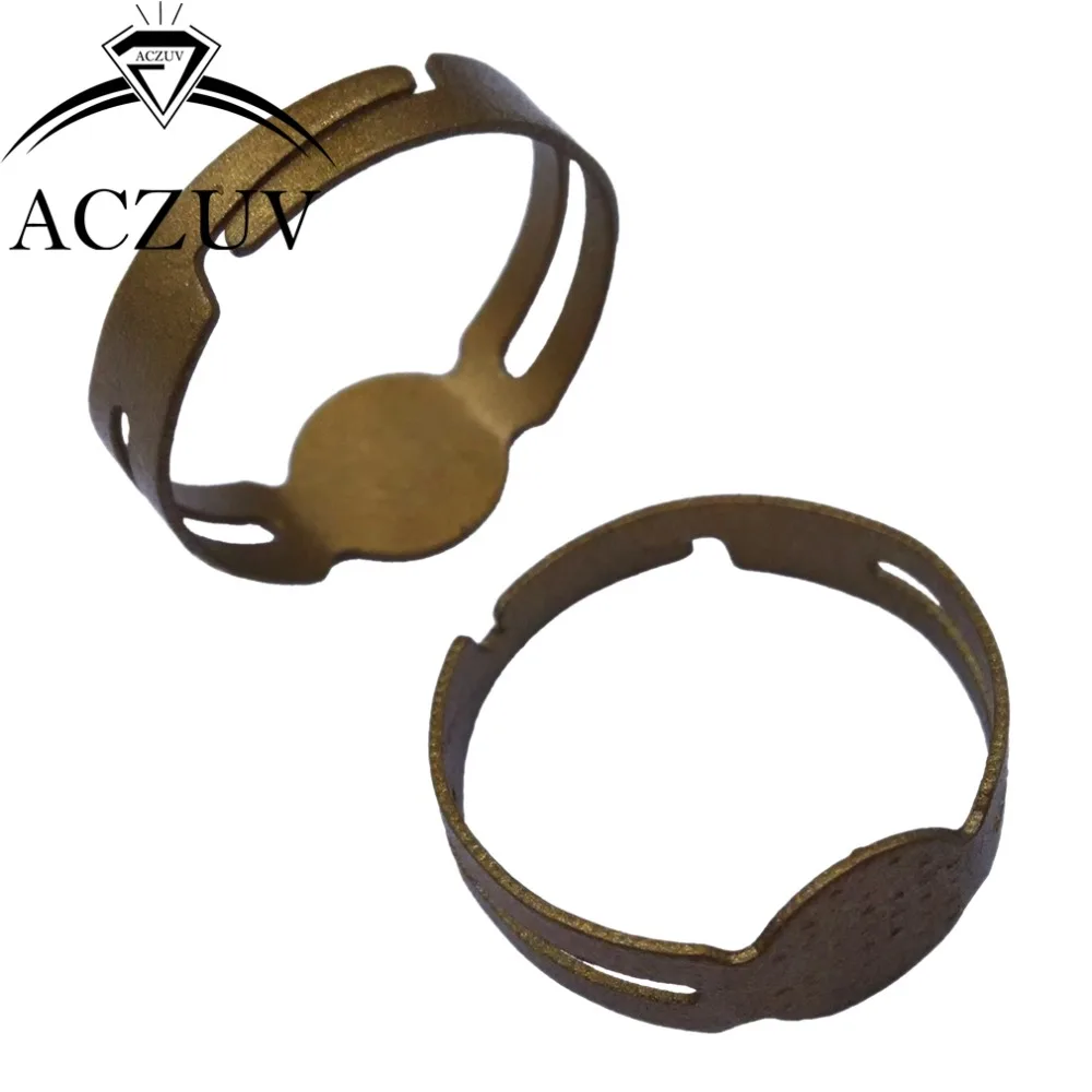 Регулируемое кольцо база 8 мм Безель пустые кольца фурнитура аксессуары