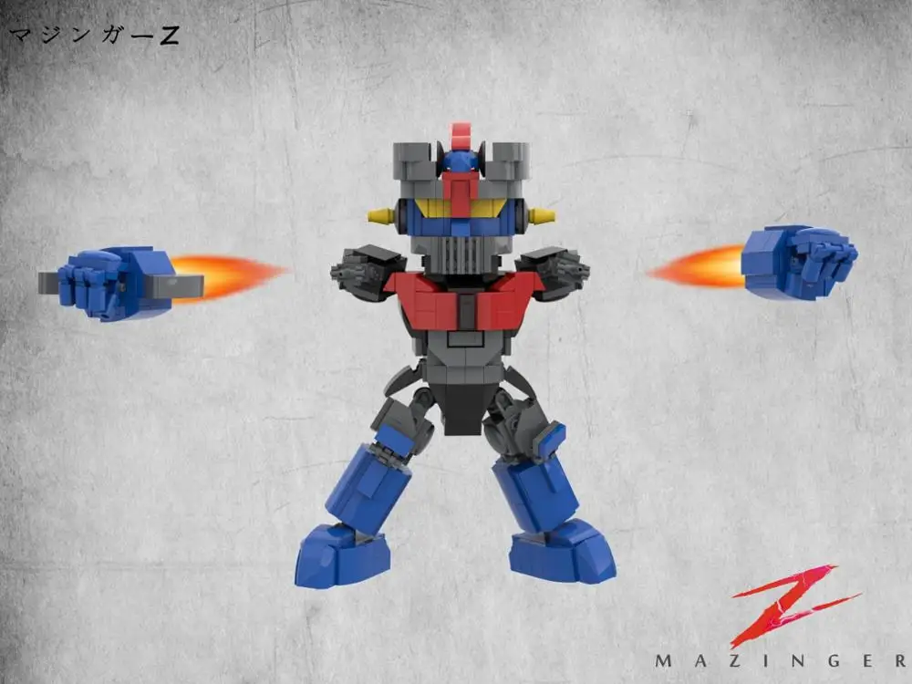 Блоки MOC роботы Mazinger Z Супер робот войны совместимые Legoelys|Игрушечные кубики| |