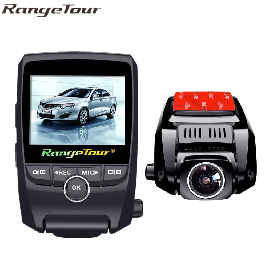 Range Tour Car DVR фронтальная и задняя камера FHD 1080P + HD 720P ночного видения Автомобильная