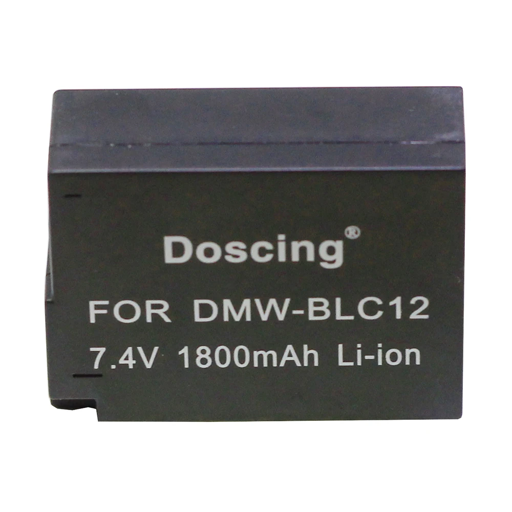 3 упаковки 7 4 В 1800 мАч DMW BLC12 dmw blc12e батарея для камеры Panasonic Lumix FZ1000 FZ200 FZ300 G5 G6 G7GH2 DMC GX8
