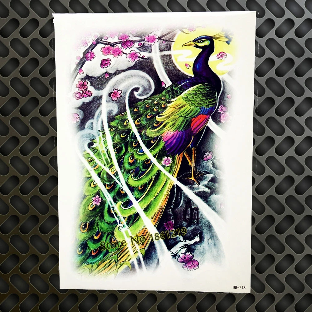 1 шт. Тигр дракон монстра лапа боди арт Стикеры с 3d татуировками GAQ H854 мужские