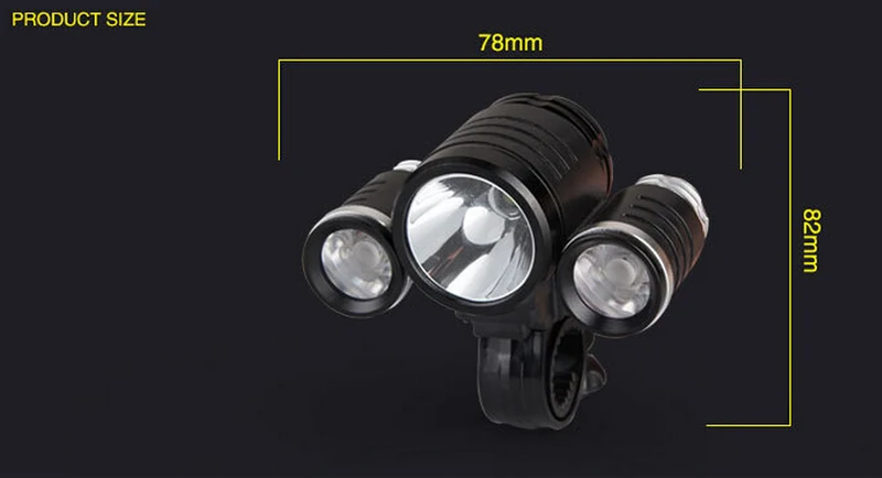 Фонарь велосипедный West Biking с аккумулятором 2*18650|cycling light|bicycle headlampbicycle torch |