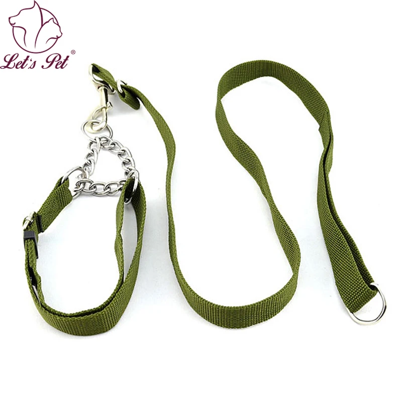 Супер сильный армейский зеленый нейлоновый поводок для собак ошейник