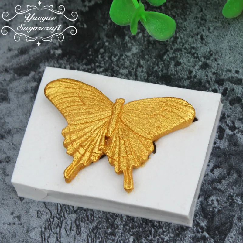 Yueyue Sugarcraft Newest силиконовая форма в виде бабочки помадная инструменты для