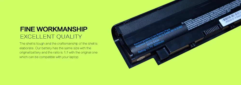 Golooloo 11,1 v Батарея для Dell j1knd для Inspiron N5110 N7010 N3010 N3110 N4010 13R 14R 15R 17R M501 M511R N4050 N4110 N5010