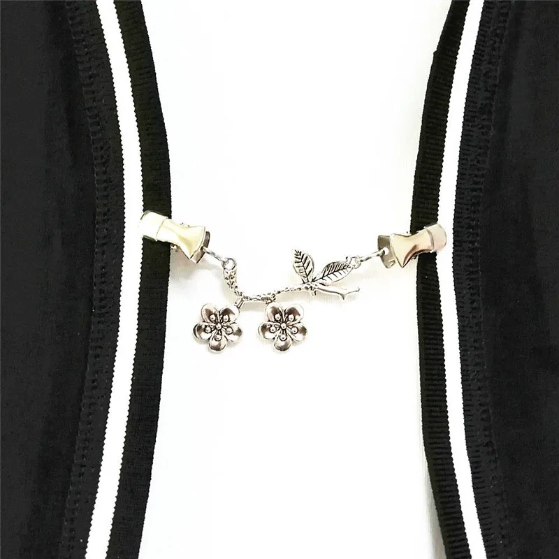 Винтажная брошь в виде ветки дерева и цветка | Украшения аксессуары