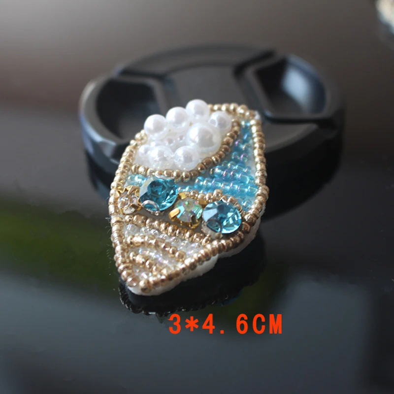 Maxsin Fun 1 шт. расшитые бисером блестки морская Морская звезда раковина тканевые