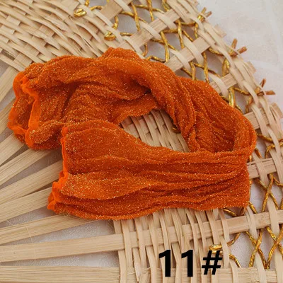 11 Orange 2 Pieces 2 шт. золото/серебро нейлоновые чулки Материал шелковых чулок Материал изготовления домашнего декора цветы DIY для создания искусственных цветов для украшения - Цвет: 11 Orange 2 Pieces
