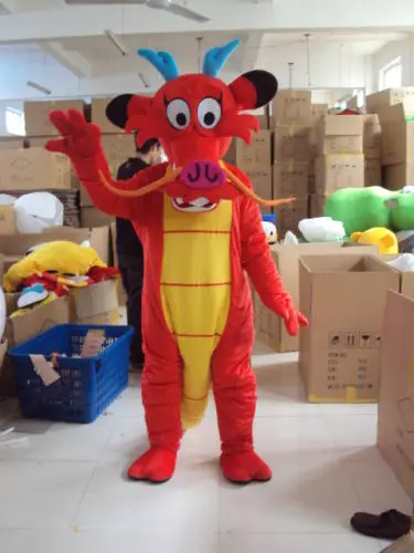 

Mu Xulong Dragon Mascot Costume Parade Suit Animal Outfit Cosplay Fancy Dress