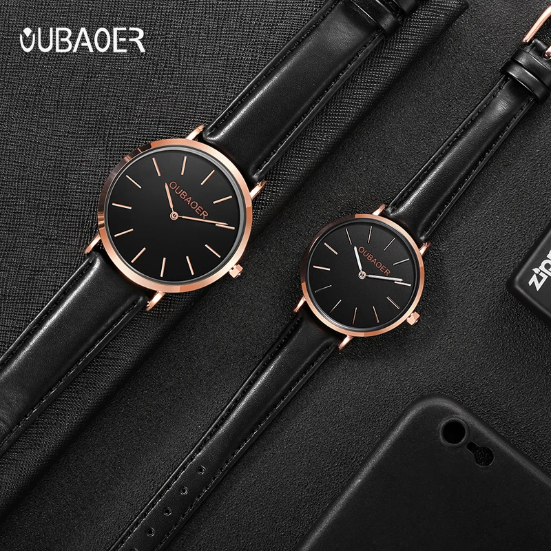 OUBAOER Роскошные Брендовые женские кварцевые наручные часы бизнес модельные