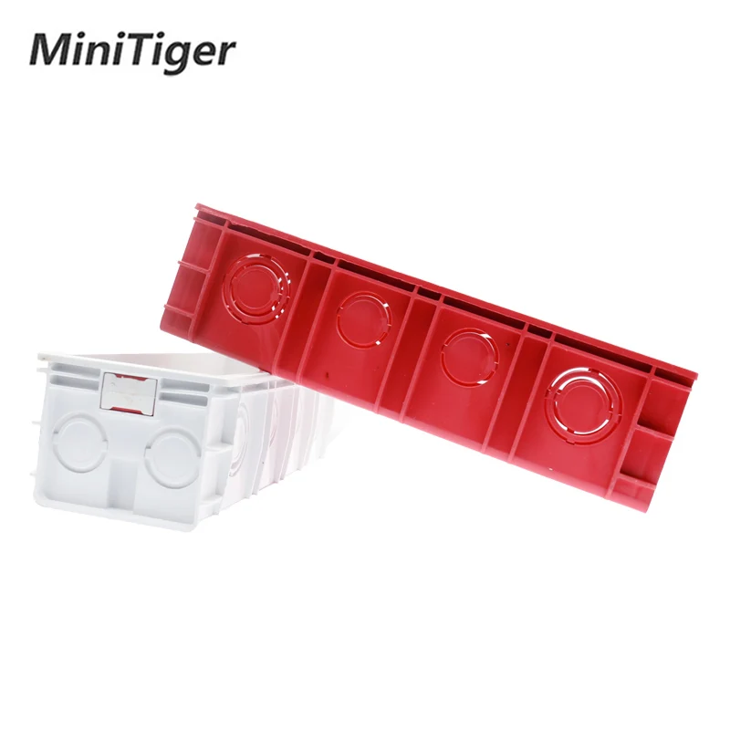 Белый/красный цветной монтажный ящик Minitiger внутренняя кассета 186 мм * 67 5 50 для