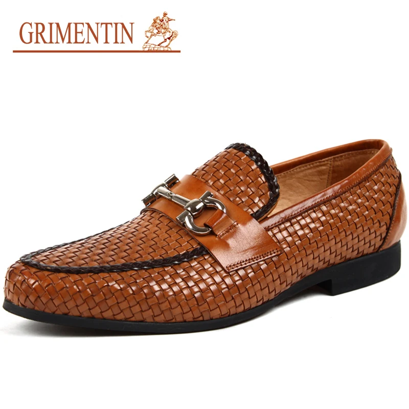 Men Loafers Leather Genuine Designer Slip On Mens Loafer Shoes Black Tan Italian Brand Dress Moccasins | Обувь