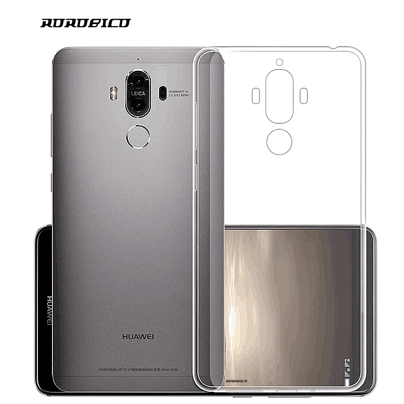 Rorobico ультра тонкий мягкий прозрачный чехол для Huawei Коврики 9 силиконовый Pro