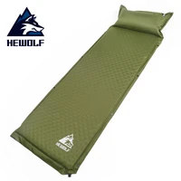 hewolf outdoor 188655cm single automatic inflatable cushion pad thickening bed mattress camping tent lunch leisure mat