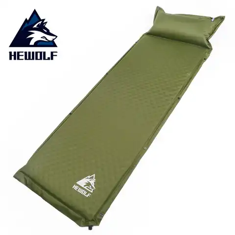 Уличный надувной матрас HEWOLF 188*65*5 см, одинарная Автоматическая подушка, утолщенный матрас для кровати, палатка для кемпинга, ланч, влагостой...