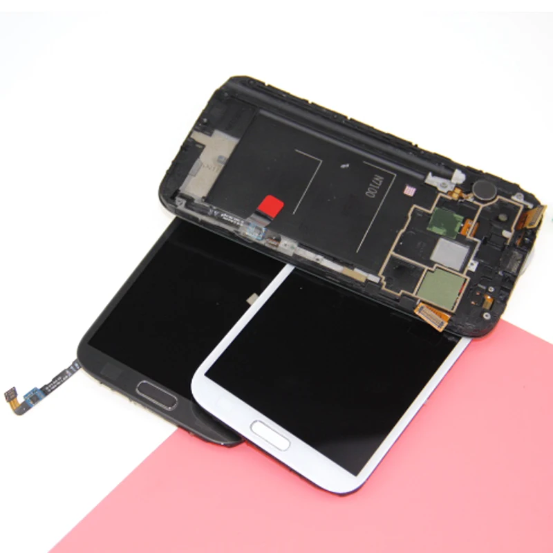 100% Teseted для samsung Galaxy Note 2 Note2 N7100 N7105 ЖК-дисплей Super AMOLED S Дисплей Сенсорный экран