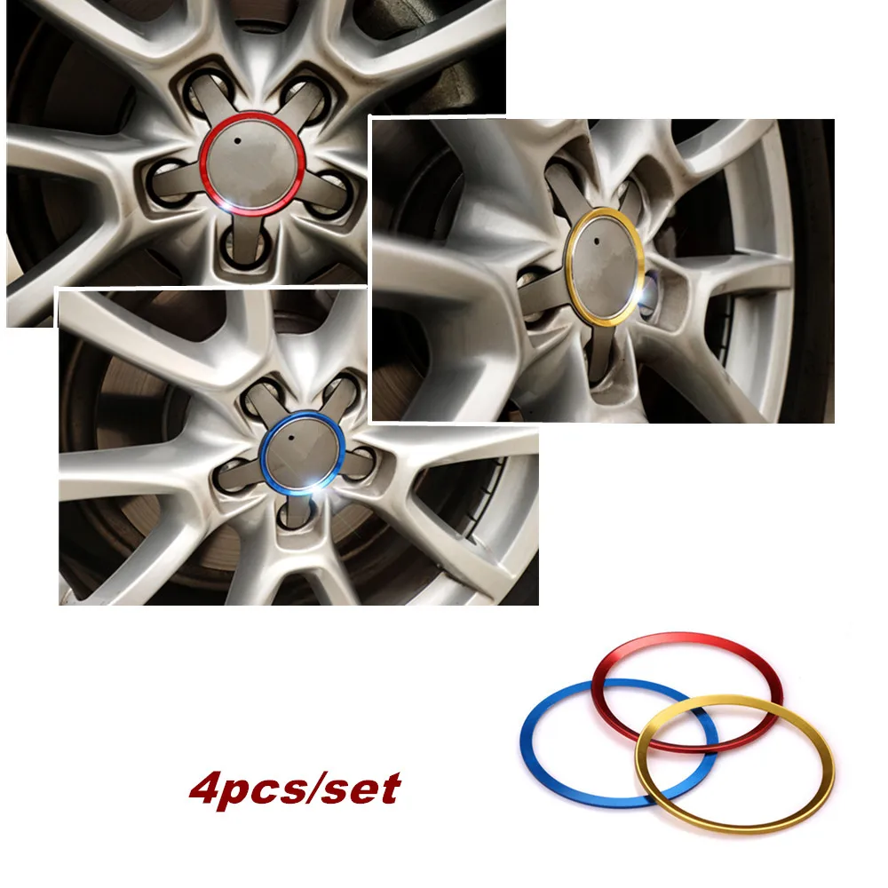 4 шт. крышка ступицы колеса из алюминиевого сплава декоративный круг Стайлинг