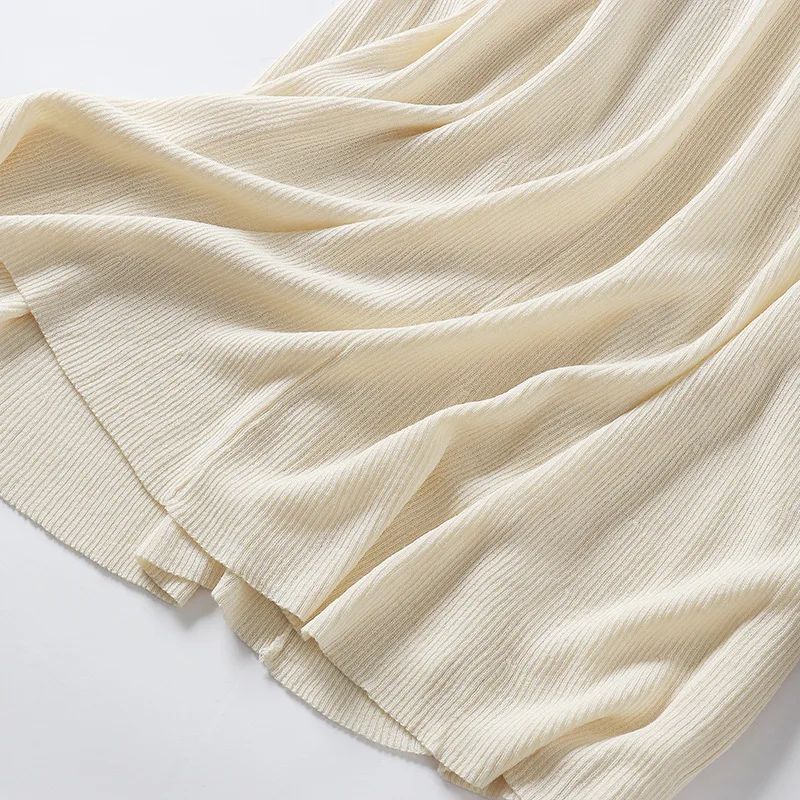 Женский свитер юбки длинная трикотажная юбка миди-юбка с высокой талией теплые