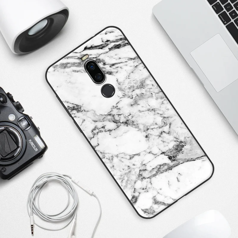 Чехол для Meizu X8, силиконовый чехол, мягкий ТПУ чехол для телефона с рисунком деревянного камня, для Meizu X8, задняя крышка, противоударный защитный экран