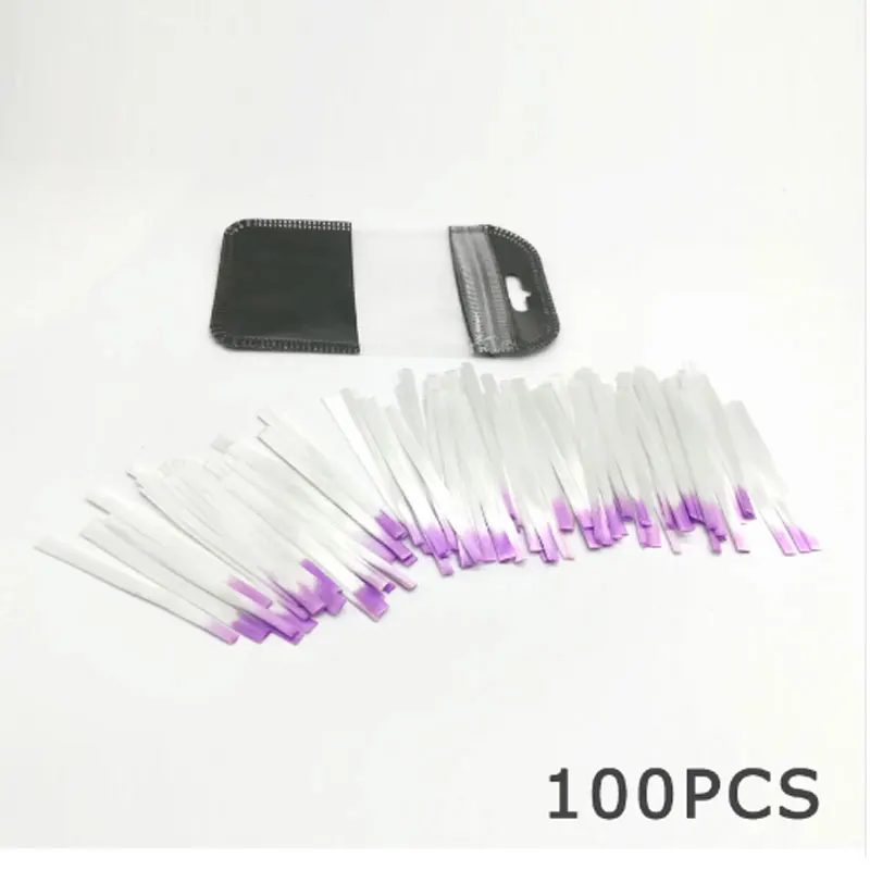 100 шт./компл. волокно Стекло наращивание ногтей Стекло fibernails волокна ружье гвоздя набора формы акриловые советы накладные для ухода за ногтями маникюрный салон набор инструментов