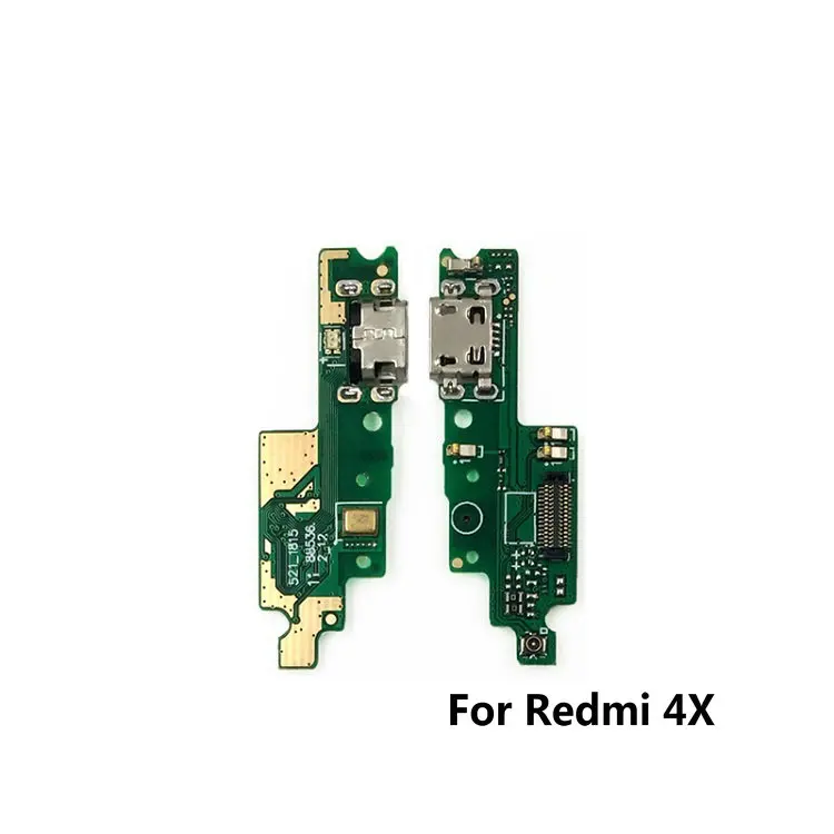 Для Xiaomi Redmi 3 3S 4X usb зарядное устройство Порт док-станция разъем гибкий кабель с микрофоном - Цвет: For Redmi 4X