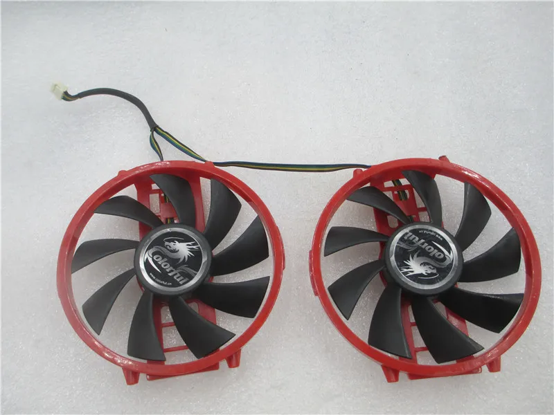 Оригинальный вентилятор для Rainbow GTX970 международная серия radium R9 280X venomous |
