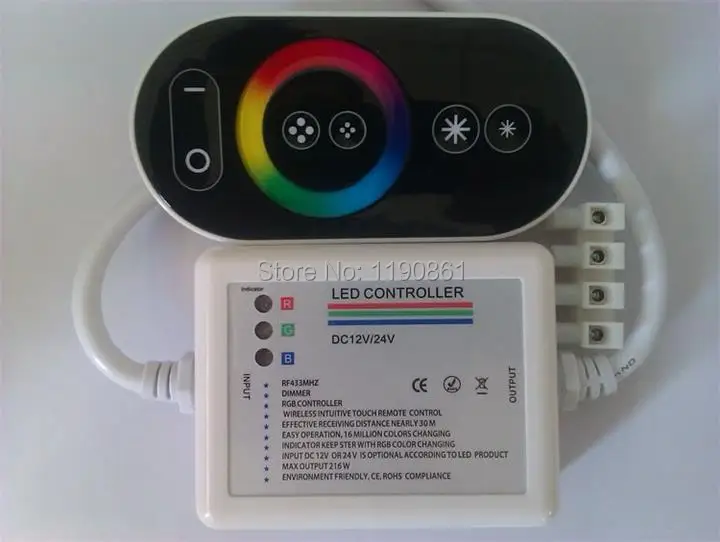 Волшебная Мечта Цвет rgb rf светодиодный сенсорный контроллер RGB Светодиодная