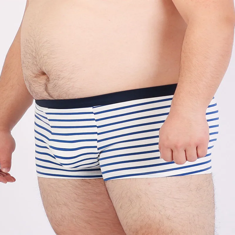 4 PCS/LOT 2019 New Arrival Male Cotton Underwear Men's Striped Boxers Sexy Underpants 11 Colors M L XL XXL 3XL 4XL Free Shipping