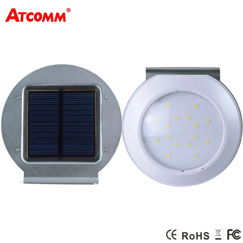 Светодиодная лампа ATcomm на солнечной батарее водонепроницаемая IP65 датчик радара