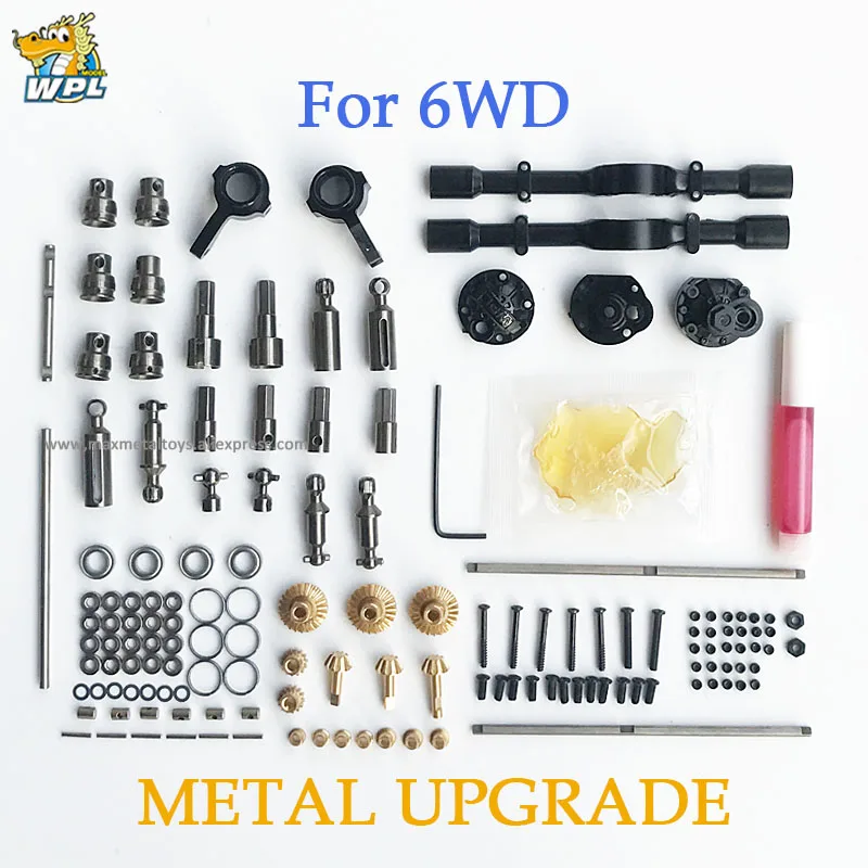 

WPL Upgrade Full Metal Spare Part Original WPL OP Fitting Metal Accessories For WPL RC Truck B14 B16 B24 B36 C14 C24 WPL Offical