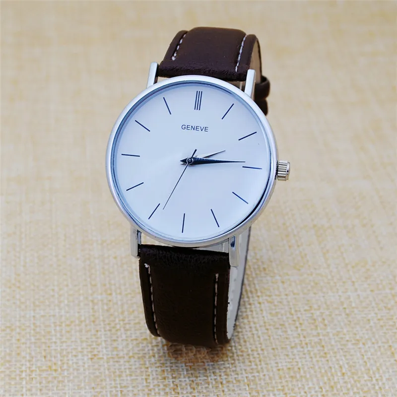 2018 NEW Hot Sale 1pc Women watches Retro Design Leather Band simple design Analog Alloy Quartz Wrist watch women relogio | Наручные часы