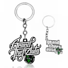 Брелок для ключей с металлической подвеской Game Grand Theft Auto, для мужчин и женщин