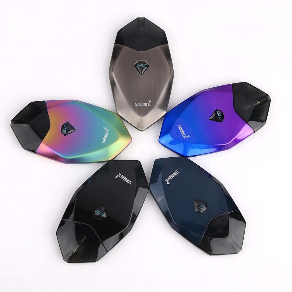 Оригинальный Smoant Karat Pod Starter Kit 370 мАч Батарея с 2 мл Quarzt катушка для картриджа