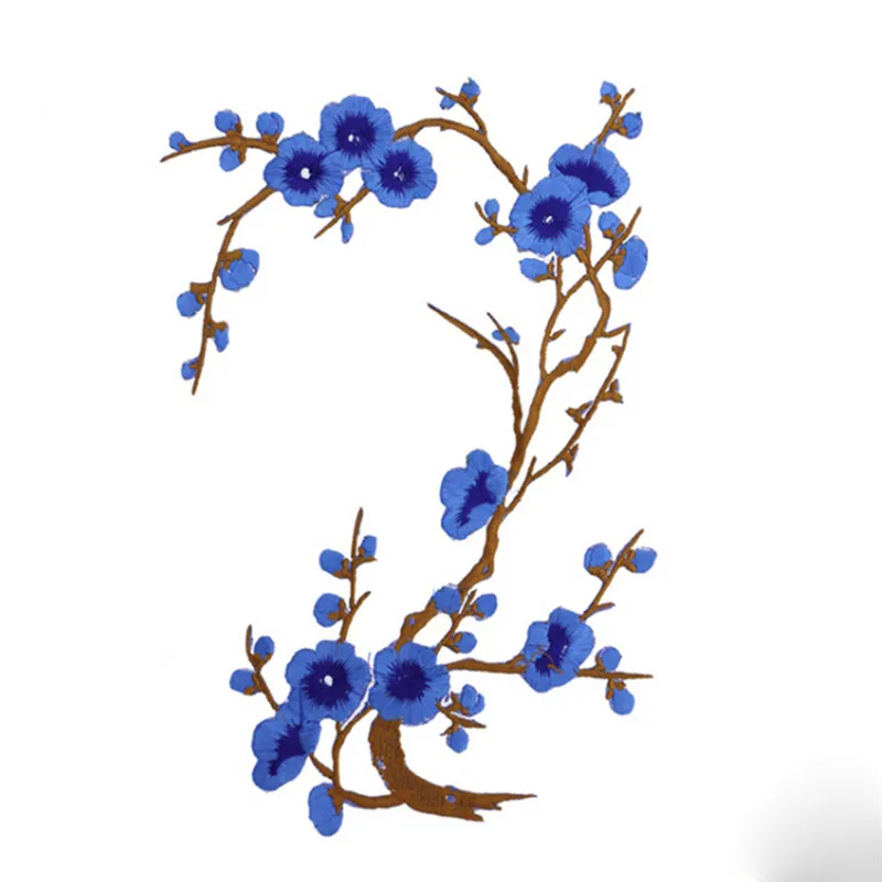 1 шт. сливы с аппликацией в виде цветка одежда заплата вышивки ткань наклейка Утюг