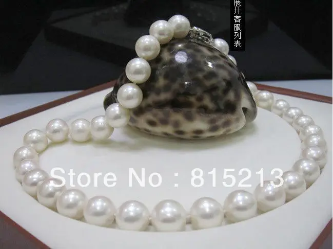 ddh001398 Large 12-13mm AAA++ Akoya Natural White Pearls Necklace 14K | Украшения и аксессуары