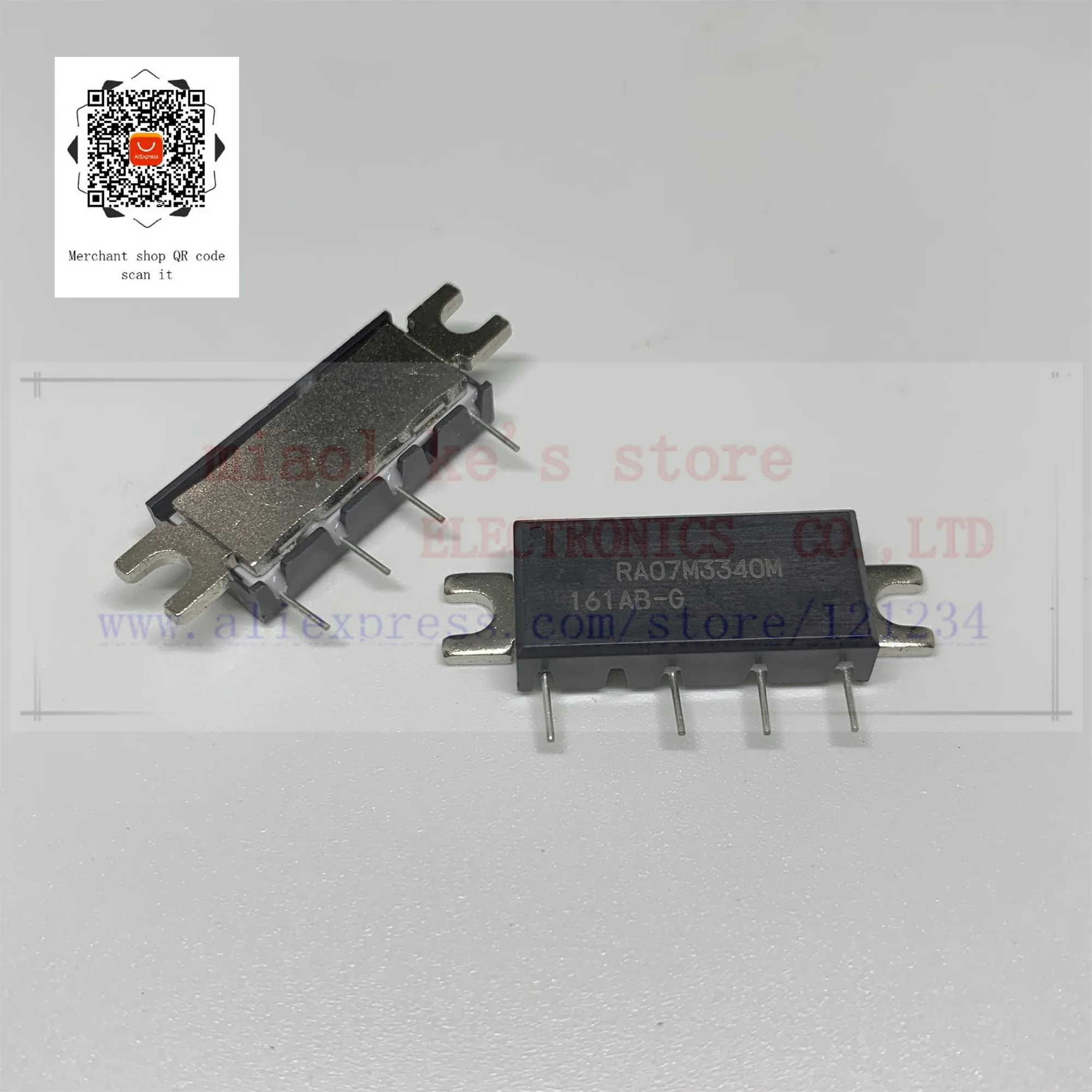 100% Новый оригинал Модель RA07M3340M RA07M3340M-101 [ 330-400 МГц 7 Вт 2 В H2S 2-ступенчатый усилитель.