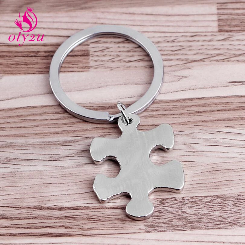 Ly2u 3 шт./компл. головоломка для семьи в форме брелка подарок мы всегда будем