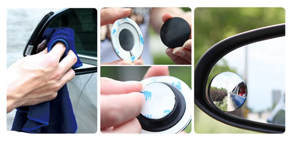 Автозапчасти маленькое круглое зеркало заднего вида для автомобиля линза с